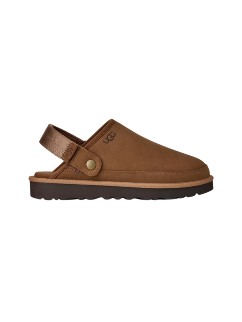 Mens Goldencoast Clog II Dark Chestnut Nubuck. 1178670